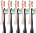for One/ Air2 /SE/X/X PRO/ Z1/ F1 Electric Toothbrush Head 10 Pcs Replaceable Brush with Independent Package(5Black5Pink)