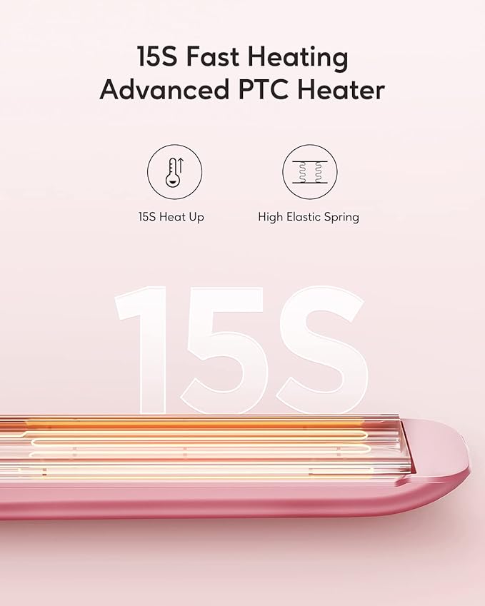 Wavytalk 1 Inch Negative Ion Hair Straightener and Pencil Flat Iron