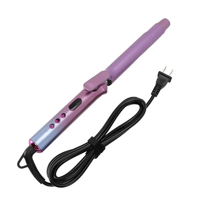 Professional Hair Curling Wand Anti Scald Head Rotatable Power Cord for Various Hairstyles 25mm