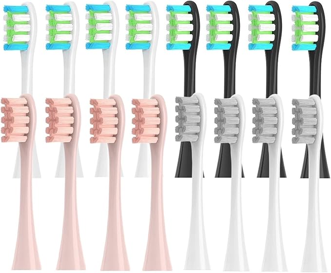 16 Pcs Toothbrush Replacement HeadsCompatible for Oclean X/X PRO/ Z1/ F1/ One/Air 2 / SE Soft Bristle Tooth Brush Head