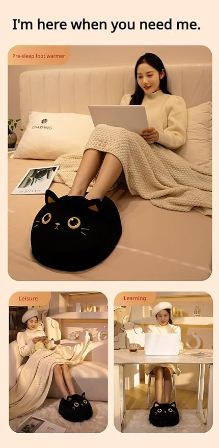 Heated Foot Massager 4D Massage Shiatsu Foot HeaterFeet Massage Machine for Pain Relief 15min Intelligent TimerGift for Mom and Dad
