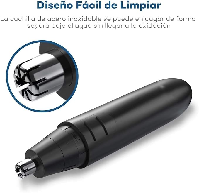 Ear and Nose Hair Trimmer for MenProfessional USB Rechargeable Nostril Nasal Hair Vacuum Cleaning System4 in 1 Lightweight Waterproof Hair and Beard Clippers Ideal Gift