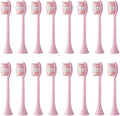 Replacement Toothbrush Head Compatible for BOMIDI TX5 Electric Soft Bristles Nozzles(16PCS Pink)