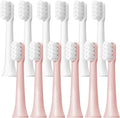 6/12Pcs Replacement Brush Heads for XIAOMI MIJIA T100 Mes603 Electric Toothbrush Vacuum Dupont Soft Bristle Suitable Nozzles(T100-WH6 PK6)