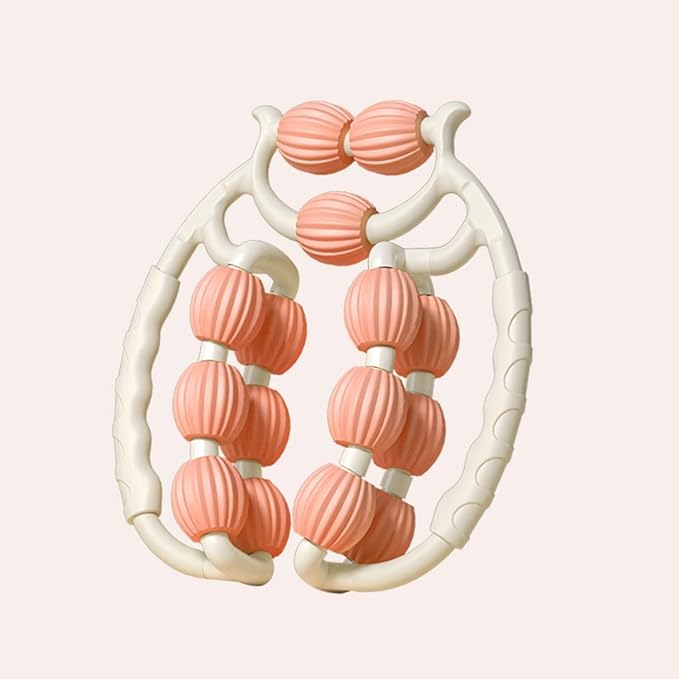 双排环形夹腿按摩器按摩腿神器滚轮腿部器美腿器 Foam Roller SetMassage Roller Stick泡沫轴 HomeOffice Body Electric Massagers