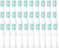 Toothbrush Soft Bristle Brush Heads Compatible for HX3120 HX3130 HX3216 HX3226 HX3240 HX3250 HX3260 HX3631(30pcs)