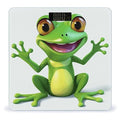 Green Frog Scale for Body Weight Highly Accurate Digital Bathroom Body Scale Digital Bathroom Scales for People Anti-Slip Large LCD Display Smart Scales