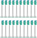 4/8/12/16/36Replacement Toothbrush Heads Compatible with Philips Electric Brush Head 1100 2100 4100 4300 5100 5300 6100 6500 etc(20pcs)