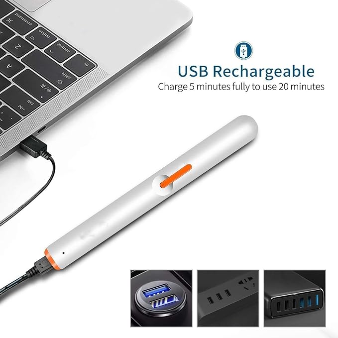 WEedsy Nose Hair Trimmer-Professional Painless Ear Nose Hair Trimmer for Men and WomenUSB Rechargeable Nose Hair TrimmerWaterproof Dual Edge Blades for Easy Cleaning