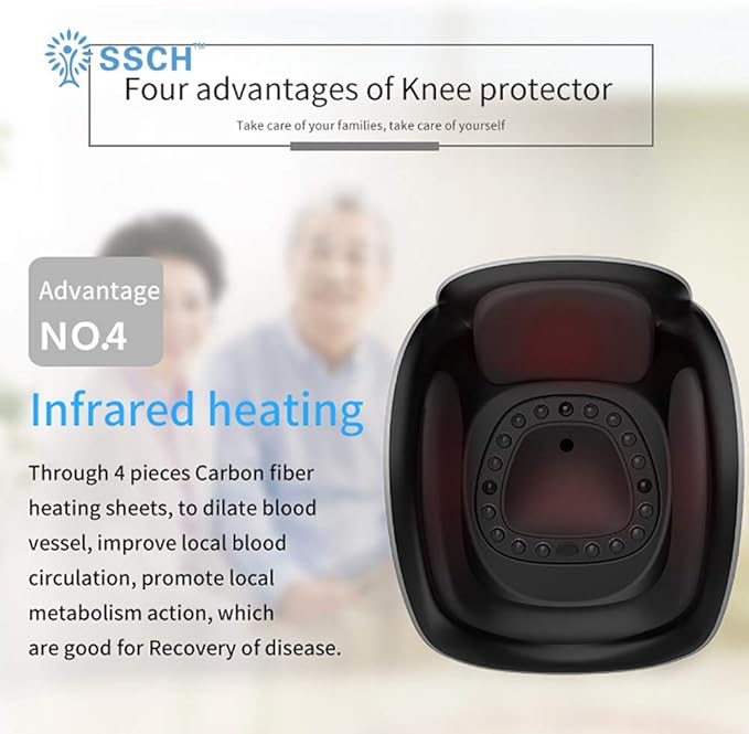 on Knee Pain Relief Laser Therapy Device with LED Light Heating Airbag Massage Heated Foot Massager Machine Leg Spa Water Large Feet Bath Shiatsu Deep-Kneading Plantar Fasciitis Tired Muscles