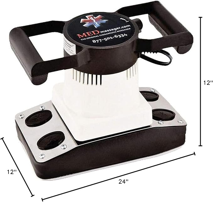 MedMassager Foot &amp Body Classic Combo | Deep Tissue Massage Therapy Units at-Home Massager Dual Speed Motors | Reduces Pain &amp Improves Blood Circulation | MMF08 &amp MMB01