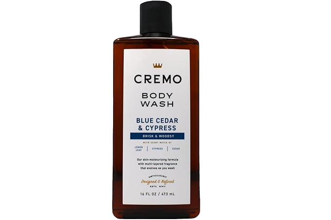 Cremo All Season Body Wash No. 4 Blue Cedar &amp Cypress 16 fl oz (Pack of 4)