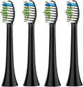 Compatible for 4pcs Replacement Brush Head Compatible with PH Sonic Care Diamondclean Electric Toothbrush(Black)