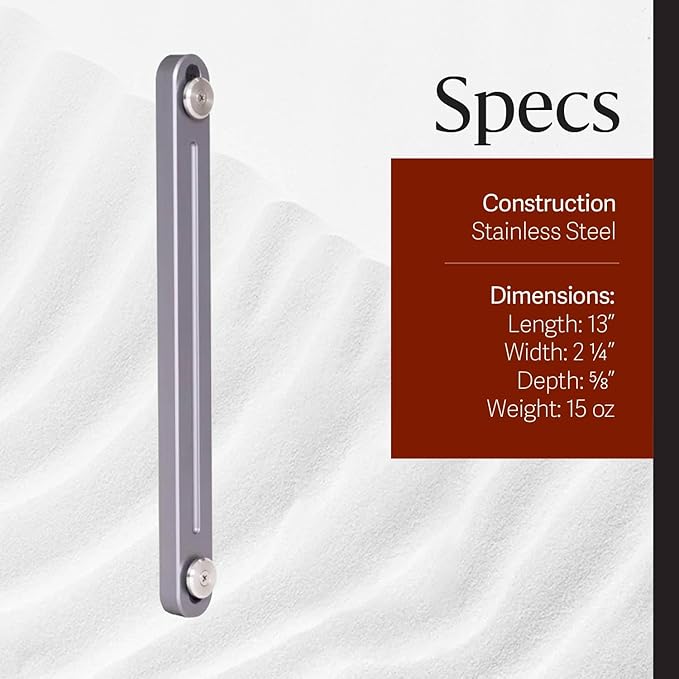 Clearlight RED Light Therapy Fixed Wall Mount – Stainless Steel Space-Saving Compatible with CORE &amp Full Body Towers