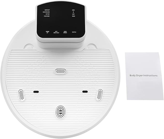 Full Body Dryer After Shower Waterproof Smart Body Heater Negative Ions 4 Wind Speeds Body Blow Dryer Infrared Sensing Feet Touch Screen Body Care Dryer for Bathroom Hotel