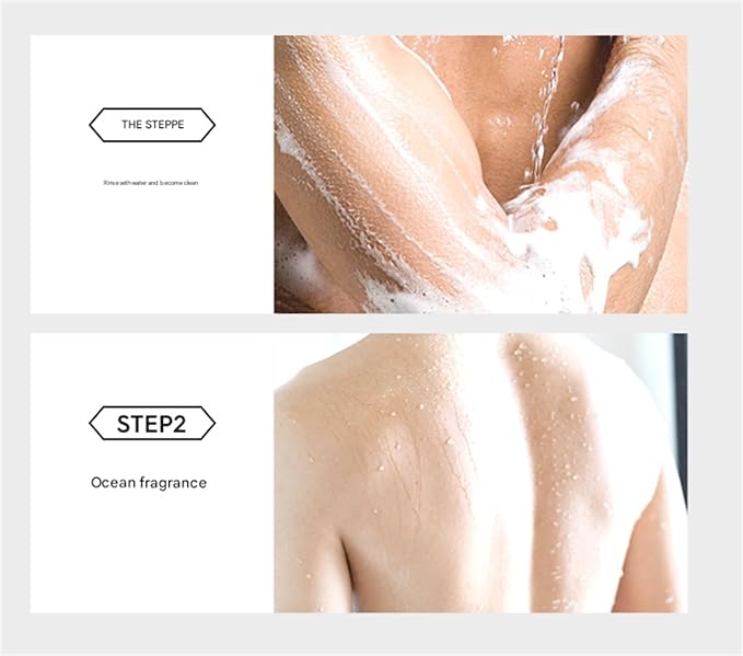 Body Wash Shower Gel with Long Lasting Scent Deep Cleansing Pore Care &amp Refreshing Skin Comfort (2 400g)