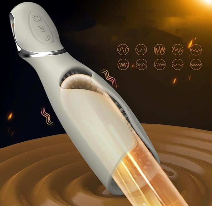 Ultimate Deep Tissue Massage Roller with Heat Therapy - Rechargeable Handheld Massager for Relaxation and Muscle Recovery OX49378