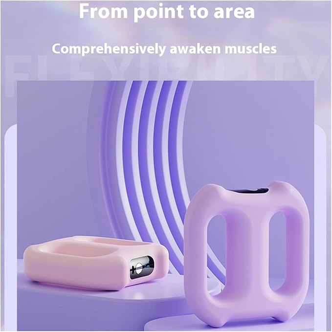 Multifunctional Fascia Ring with 3 Modes and 5 Levels for Heat Therapy and Shaping Suitable for Massage of The Abdomen arms and Legs.(Aqua Blue)