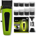 Compatible With BRDCLIP BRD-106 Professional Men's Hair Clipper 7500RPM DLC Blade Hair Trimmer with Base Charger Heavy-Duty Hair Cutting Machine(Green)