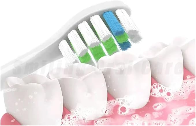 Compatible for Imay P7/P8/P9/P10/P11/P15/P20/P30/K10 Electric Toothbrush Head Bristle Replacement Brush Heads Nozzles(8PCS White)