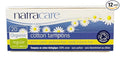 Cotton Tampon without Applicator Regular 20 Ct - 12 Pack