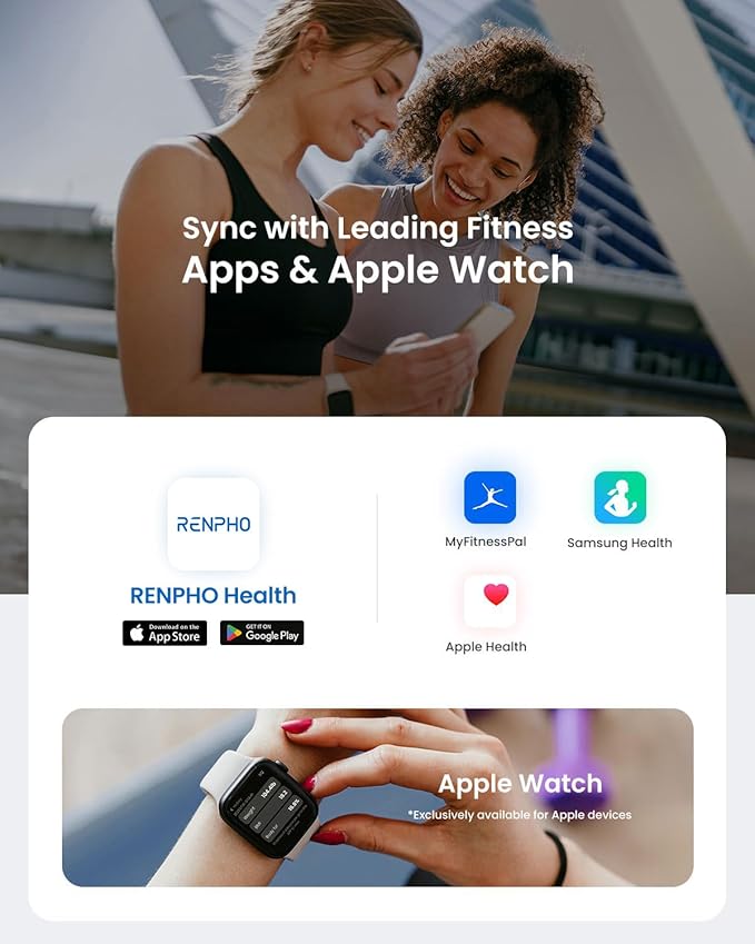 RENPHO Coffee Scale with Timer and Smart Scale for Body Weight