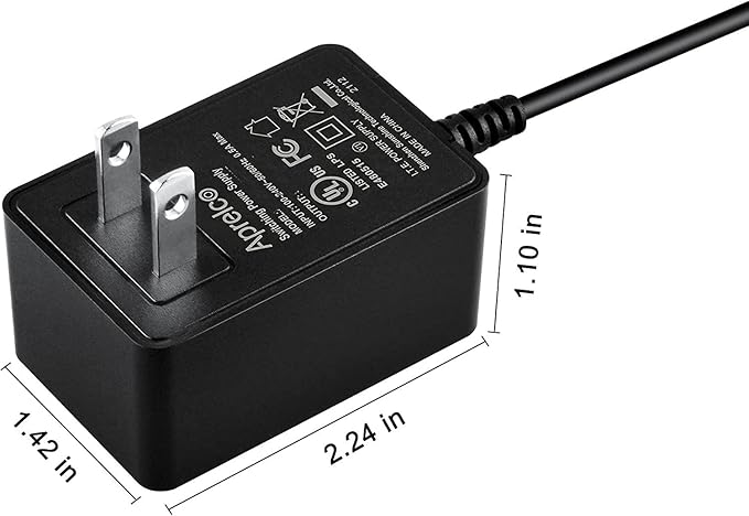 UL Listed AC Adapter Compatible with Model XM2400-0800W XW2400-0800W Massage Gun Muscle Massager Deep Tissue Power Supply