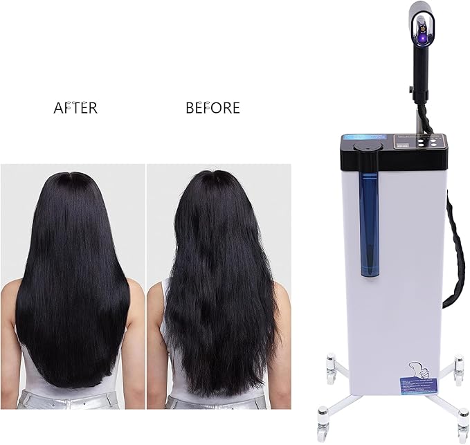 3-in-1 Nano Hair Steamer110V 1300W with 360°Telescopic Rotatable Arm Nanoscale Spray Machine for Hair Care Hair Repair