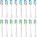 16pcs Replacement Toothbrush HeadsCompatible for ROAMAN T3/T5/T10/T10S/T20/E7/V5(16pcs White)