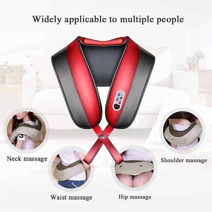 Back Massagerwith Soothing Heatwith HeatElectric Back Massage Pillowwith Soothing Heatwith 8 Deep Tissue Massage Nodes