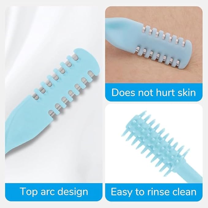 TAKE FIRE All-in-One Grooming Kit: 360° Rotating Nose Hair Trimmer for Men &amp Women with Double Sided Design &amp Ear Picker 2025 Upgraded Travel Essentials (Yellow-3PC)