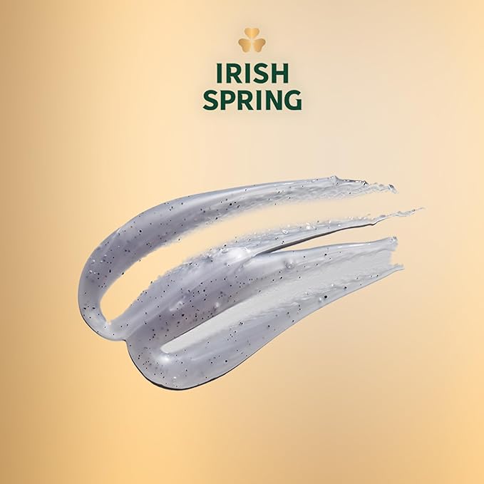 Irish Spring Men's Body Wash Shower Gel Charcoal Refresh 20 Fl Oz (Pack of 4)