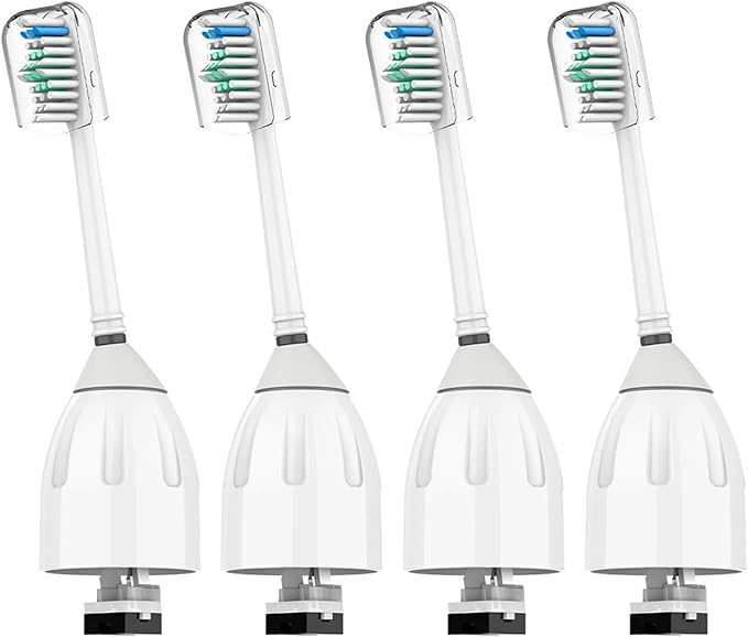 Compatible for Replacement Toothbrush Heads Compatible with Philips Sonicare Screw-on E Series Electric Brush Head Xtreme Essence Elite Advance(4 Pcs)