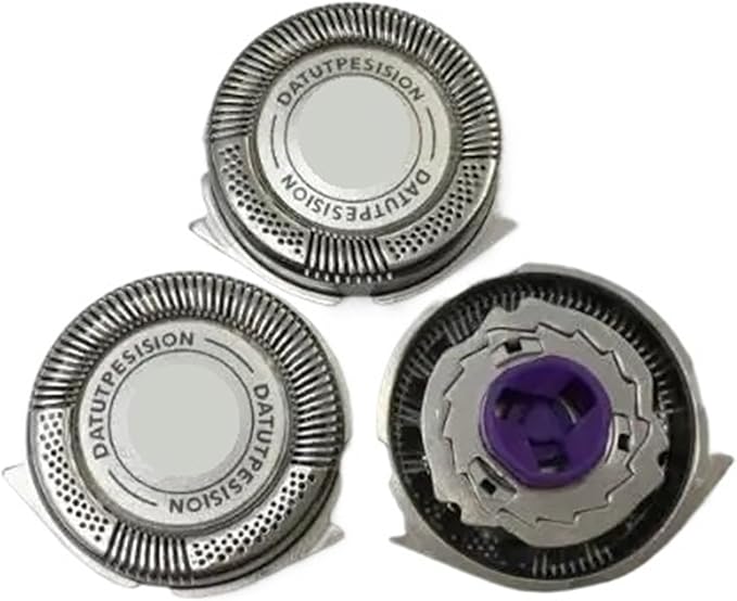 3pcs HQ8 Replacement Head HQ8505 Razor BladeCompatible for PhilipsShaver HQ7363 HQ7800 HQ7890 HQ8445 HQ8825 HQ8845HQ8865 HQ8875 HQ8885