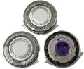 3pcs HQ8 Replacement Head HQ8505 Razor BladeCompatible for PhilipsShaver HQ7363 HQ7800 HQ7890 HQ8445 HQ8825 HQ8845HQ8865 HQ8875 HQ8885