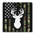 Energy Saving Scale Bathroom Weighing Scale Smart Scale for Body Weight Digital Deer Camo Camouflage American Flag Hunting Black