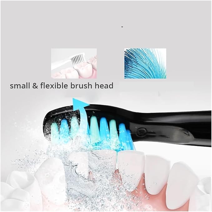Compatible for Replacment Tooth Brush Head Electric Toothbrush Heads Soft Bristle SG-507B/908/909/917/610/659/719(Red)