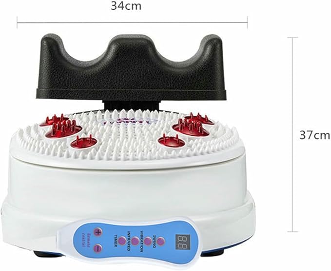 Fitness Chi Swing Machine with Remote Control for Passive Aerobic Leg Exercises - Foot Massager Exercise While Sitting Or Laying Down with Leg Shaker