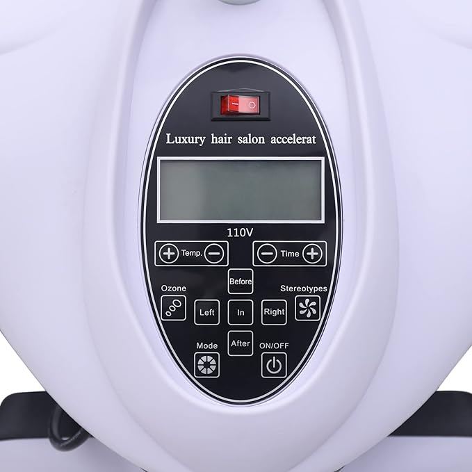 Professional Hair Color Processor 1250w Wall Mounted Infrared Hair Dryer Hood with Adjustable Swing Arm for Salon Hair Coloring Perming &amp Dyeing Treatments