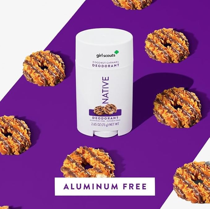 Native Limited Edition Girl Scout Coconut Caramel Cookie Deodorant - 2.65oz 1 Count (Pack of 1)