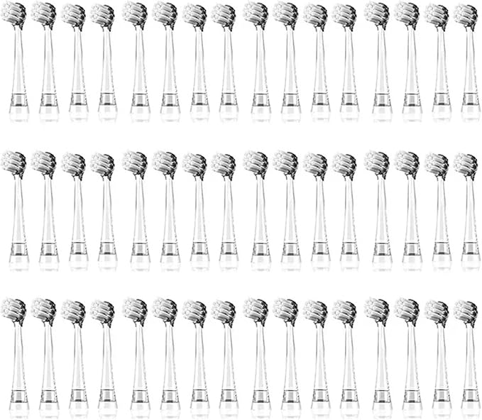 Replacement Toothbrush Heads Compatible for Seago SG902/SG602 Electric 0-3 Years Toddler Kids Oral Care Soft T Bristl(20 Small Heads)