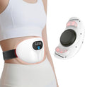 3-in-1 Electric Abdominal Massager with Heating Pad Stomach Massage for Digestion Support Hot Stone Heating Pad with Vibration Rechargeable Belly Massager for Abdominal Comfort Relaxing