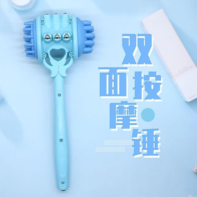 双面敲打锤按摩锤 Manual Body Massage Hammer 手动多功能家用按摩器锤颈部背部经络器 HomeOffice Body Electric Massagers