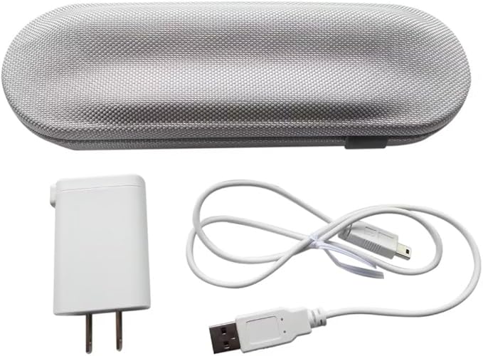 Travel Charger Case w/AC Charer+USB Cable 2023 New HX9210 HX9200 Replacement for Philips Sonicare DiamondClean HX9340 HX9350 HX9382/HX9342/HX939L Toothbrushes(Gray-White)