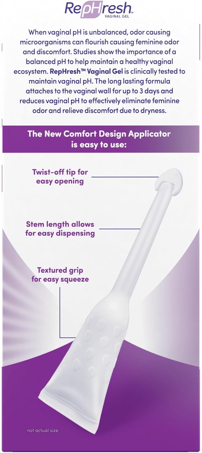 Dorzu RepHresh Vaginal Gel (4ct) and Summer's Eve Feminine Douche (2 Units)