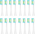 Replacement Brush Heads Compatible with Oclean Sonic X/X Pro/ Z1/ SE / F1 / One / PW01/03/05/07/09 P5 Electric Toothbrush Heads(16 White)