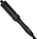 K&ampK Thermal Brush Blowout Boost Ionic Round Heated Hot Brush to Make Hair Smoother &amp Shinier Easy to Use Not for Blow Drying 38mm BarrelDual Voltage US Plug Jet Black