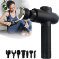 Massager Hot and Cold Massager Deep Tissue Back Massage 14mm Massage Depth 12 Frequency Levels Touch Screen 7 Interchangeable Heads 1500mah Muscle Massage for Pain Relief
