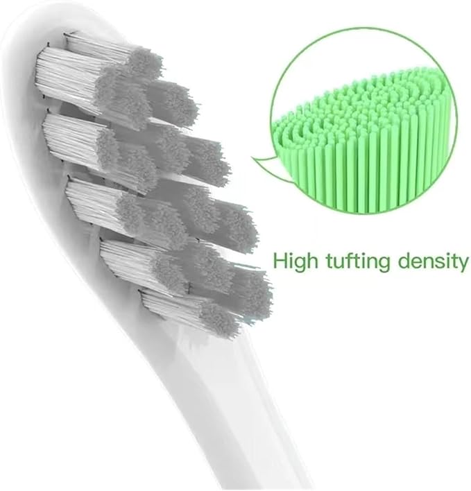 6PCS Replacement HeadsCompatible for Oclean Flow/X/X PRO/ Z1/ F1/ One/Air 2 /SE Brush(D)