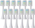 Replacement Brush HeadsCompatible for SOOCAS X3U/X3Pro/X5/V1/D2/D3 12pcs Bristle Electric Toothbrush Dupont Sealed Packed(SHUSHI-WH-12PCS)